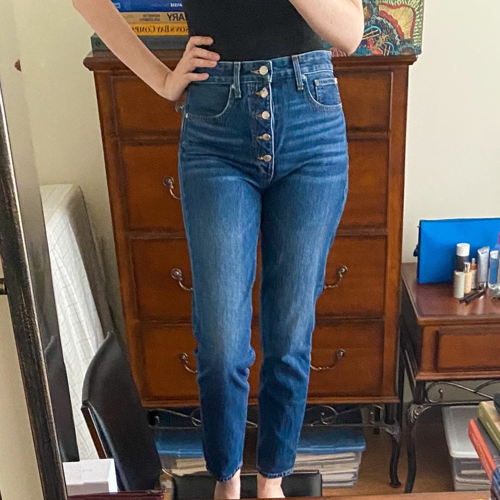 Weworewhat x Joe’s Jeans High rise dark wash US26 - Picture 3 of 10